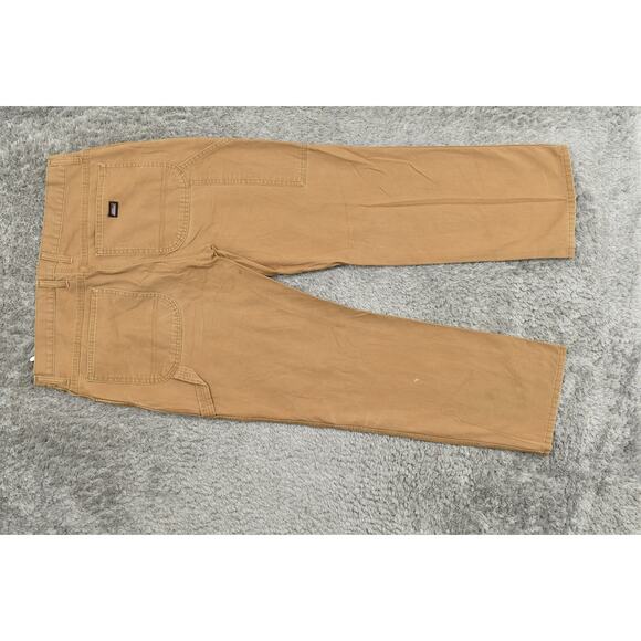 Dickies Men's Brown Cotton Straight Jeans 36x32 Baggy Work Carpenter Y2K - Picture 3 of 8